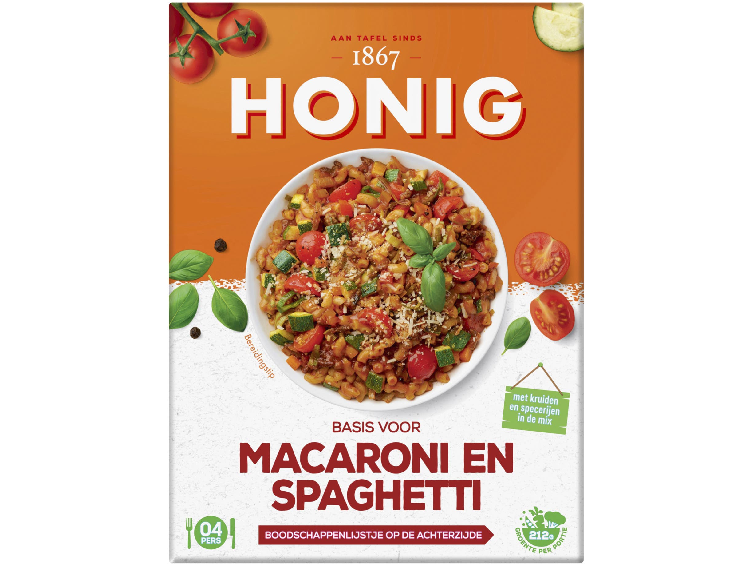 Honig Basis voor macaroni en spaghetti