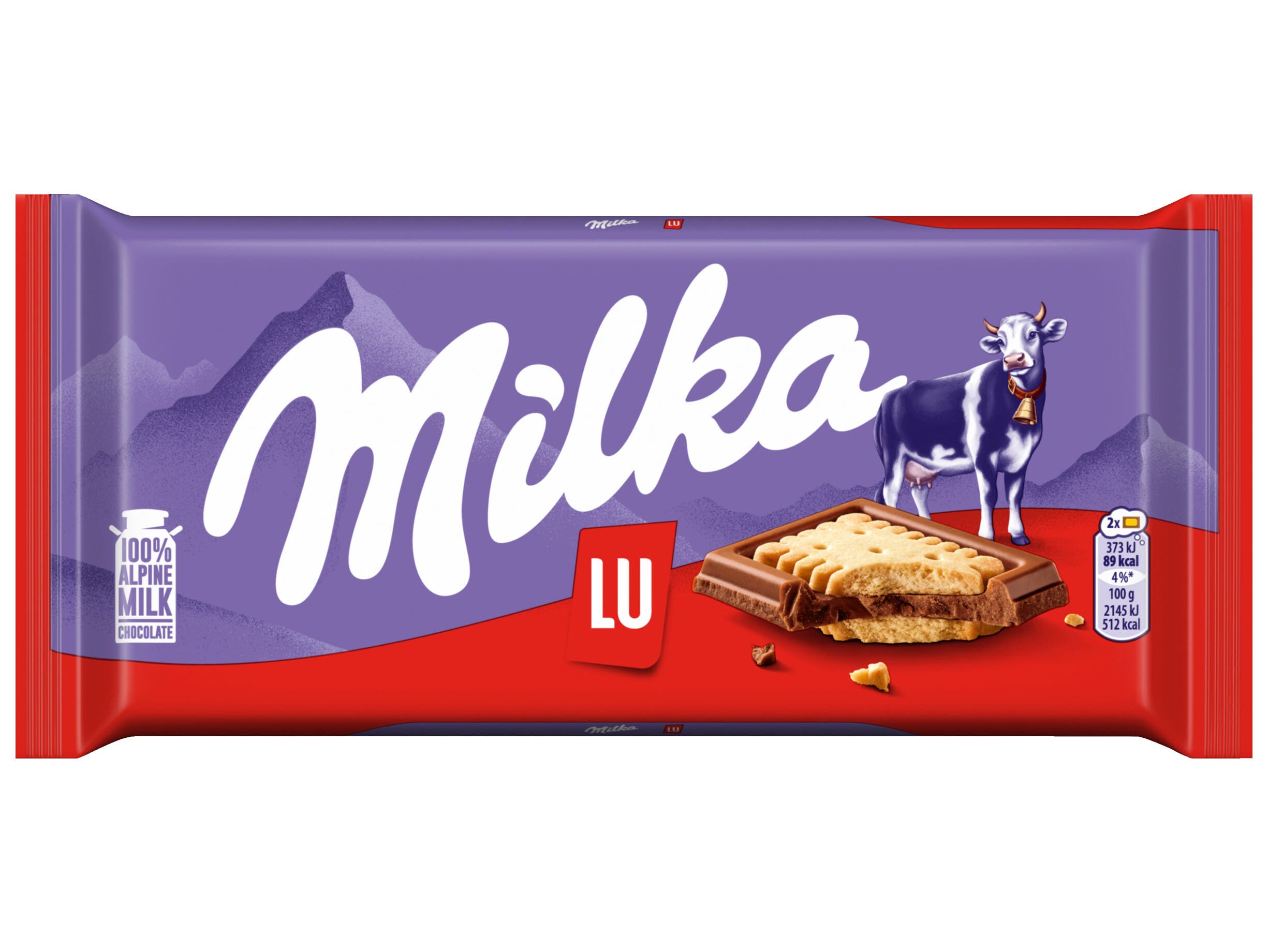Milka Chocoladereep lu sandwich