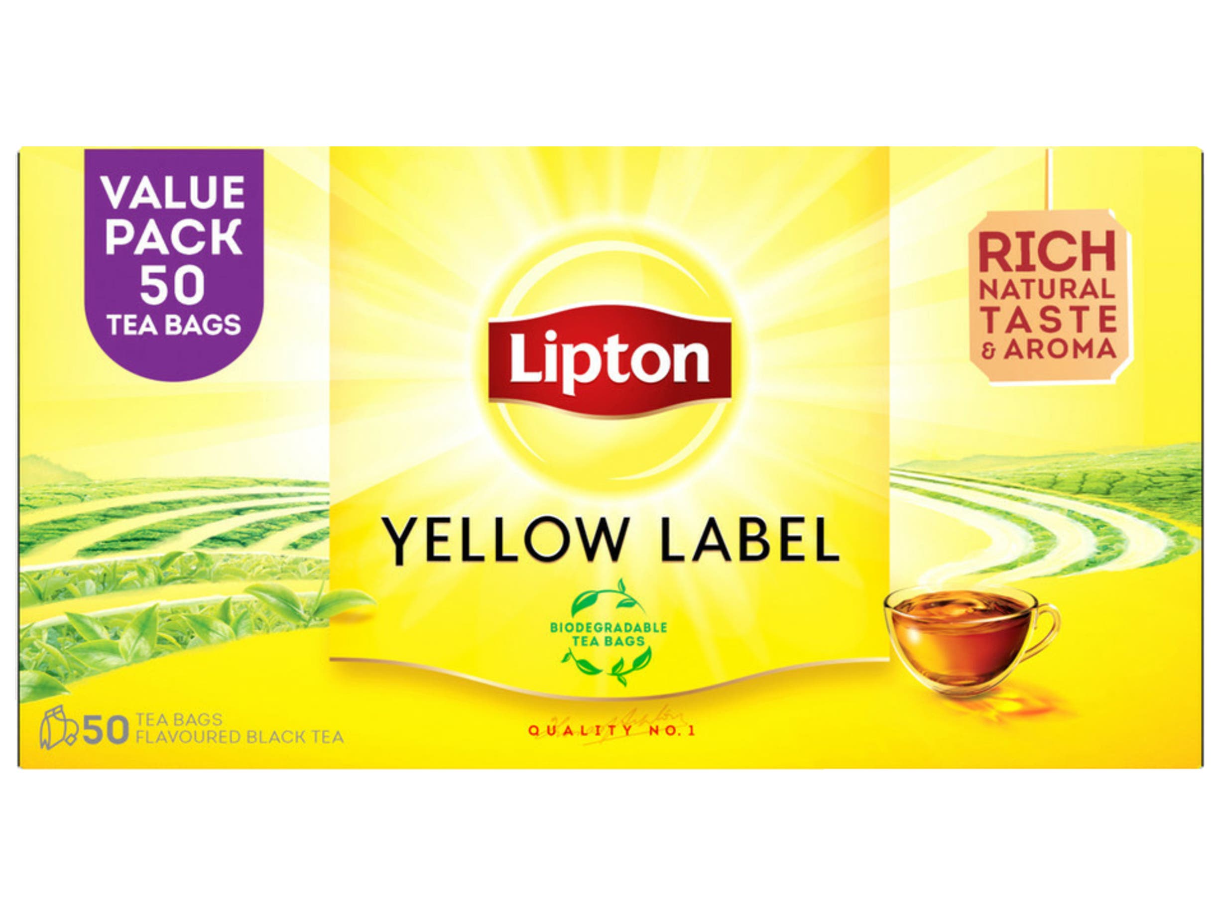 Lipton zwarte thee Yellow Label
