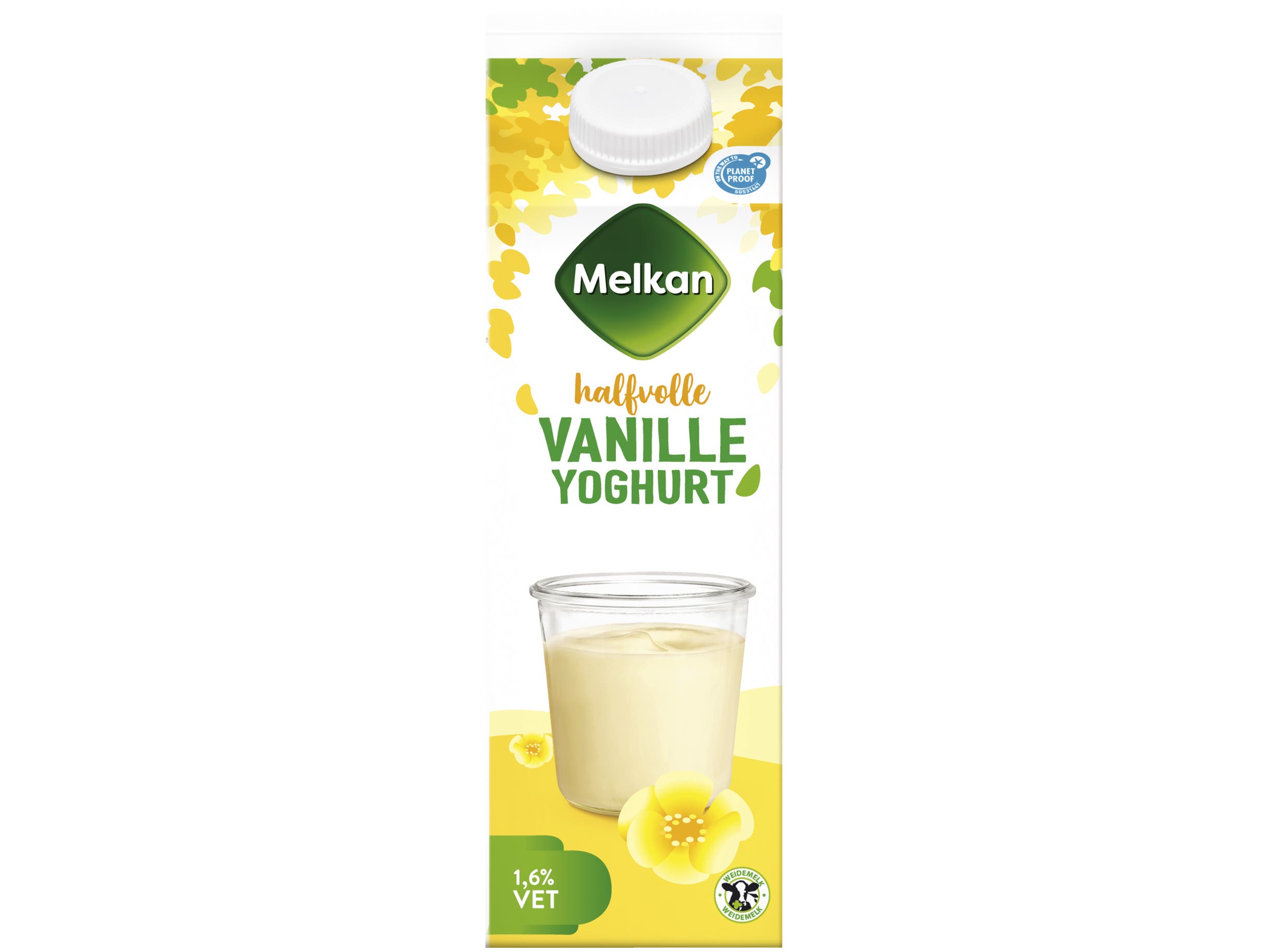 Melkan Halfvolle vanille yoghurt