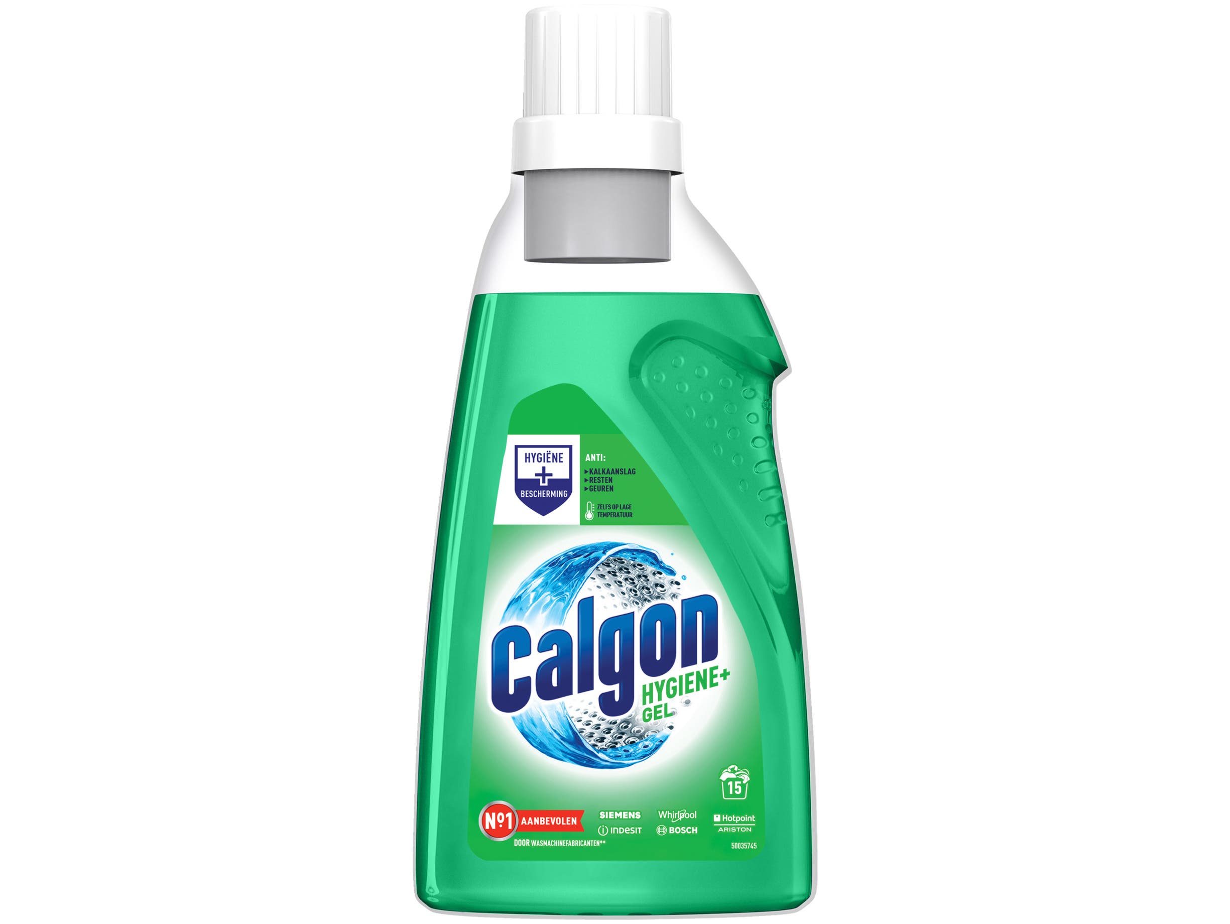 Calgon Hygiene+ gel wasmachine reiniger en anti kalk - 15 wasbeurt