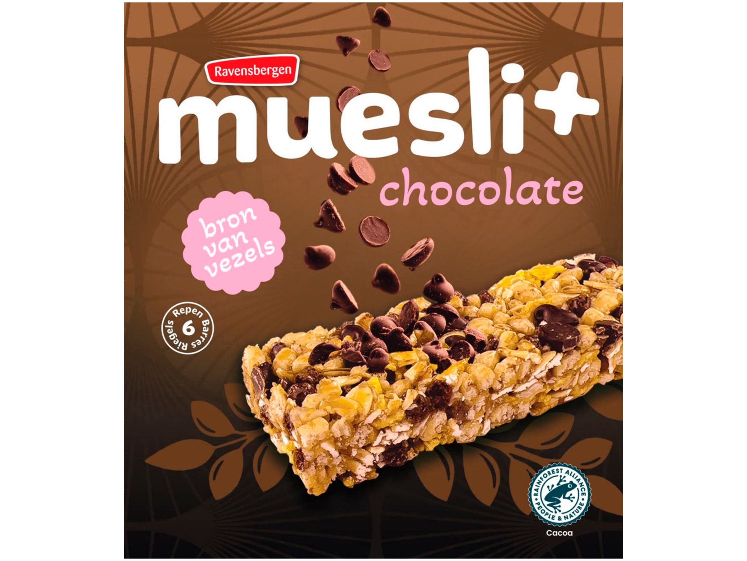 Muesli+ Mueslireep chocolade